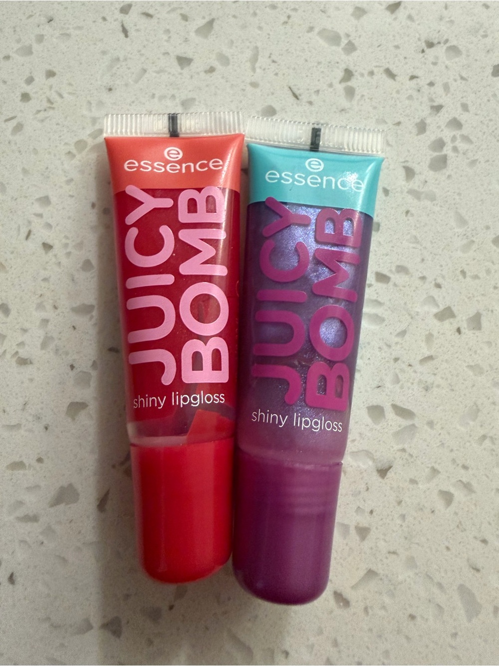 essence Juicy Bomb Shiny Lipgloss Duo - Red & Purple